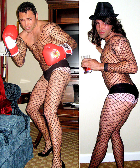 oscar de la hoya cross dressing