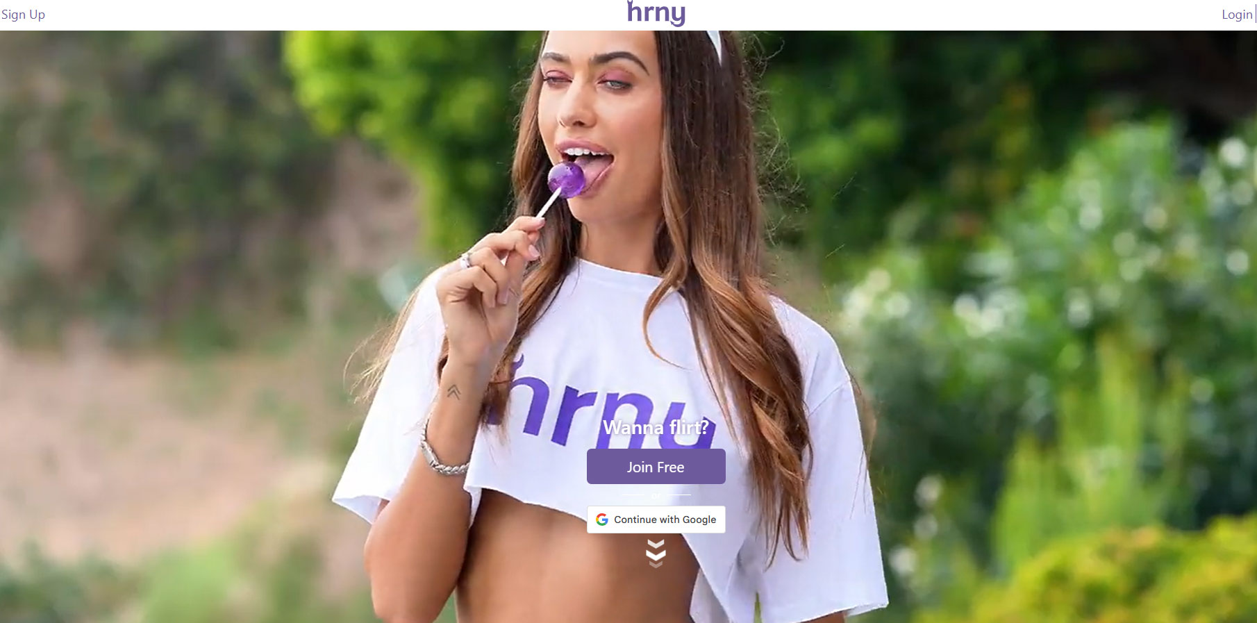 HRNY homepage showing main website